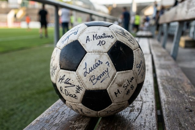 Ballon football signé