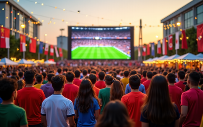 Matchs sur écran géant : pourquoi choisir la fan zone coupe du monde ?