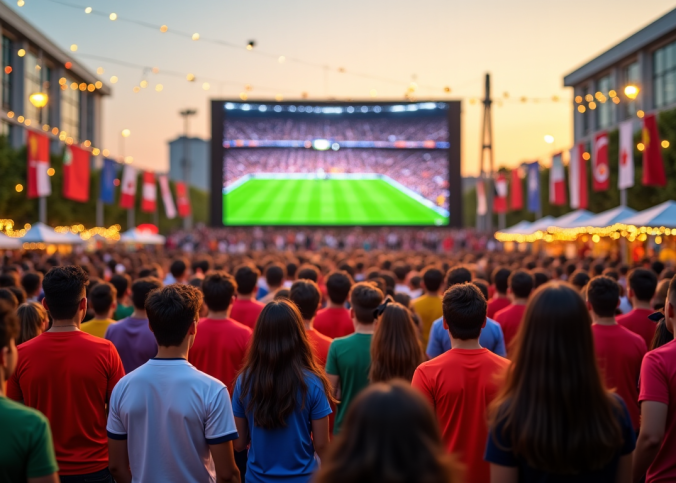 Matchs sur écran géant : pourquoi choisir la fan zone coupe du monde ?