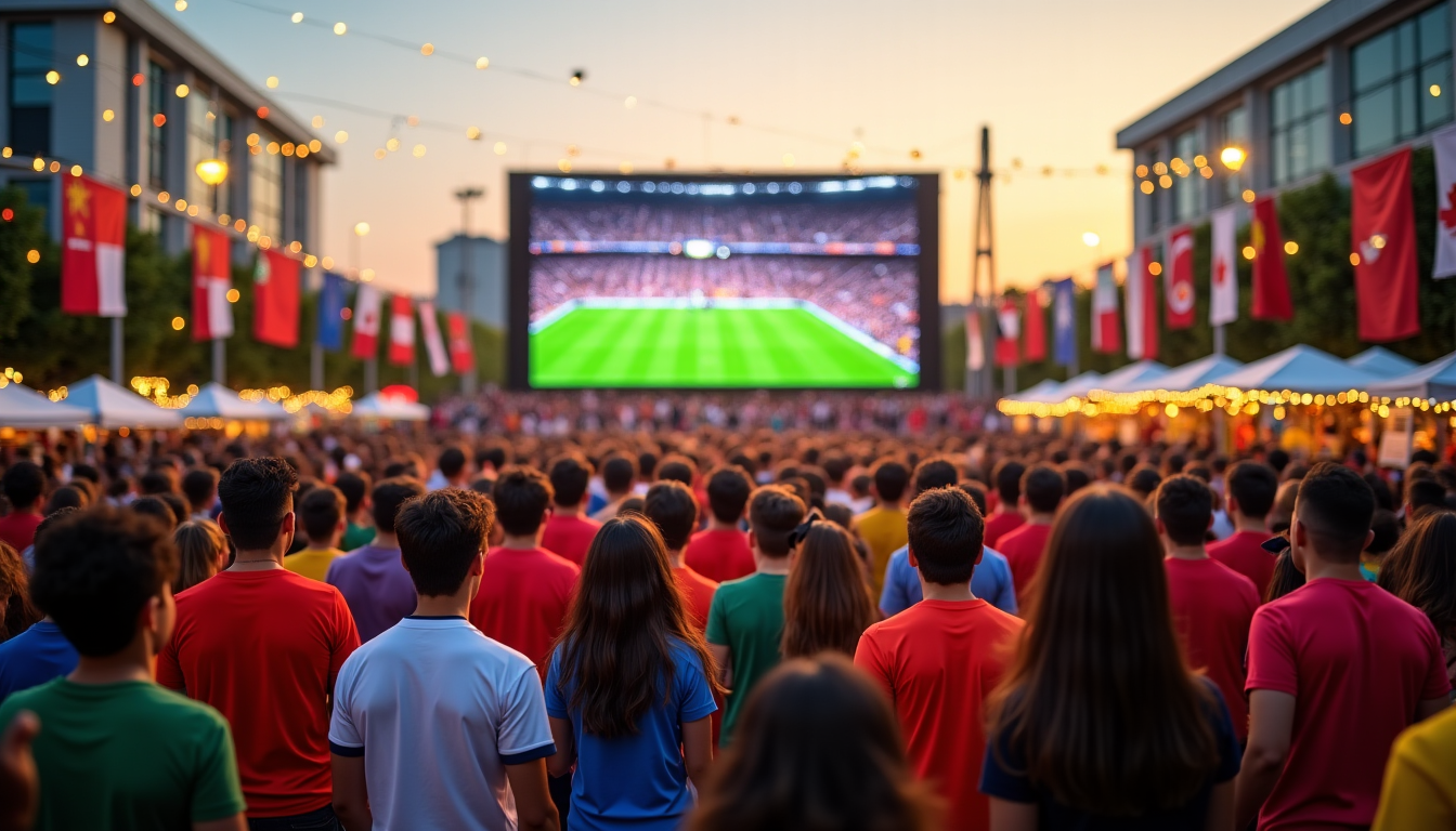 Matchs sur écran géant : pourquoi choisir la fan zone coupe du monde ?