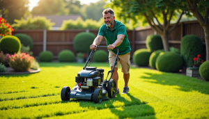 Comment s'équiper comme un pro pour entretenir sa pelouse et terrasser son terrain