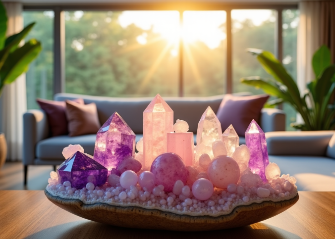 Cristaux et décoration : Allier esthétique et bonnes énergies dans votre intérieur