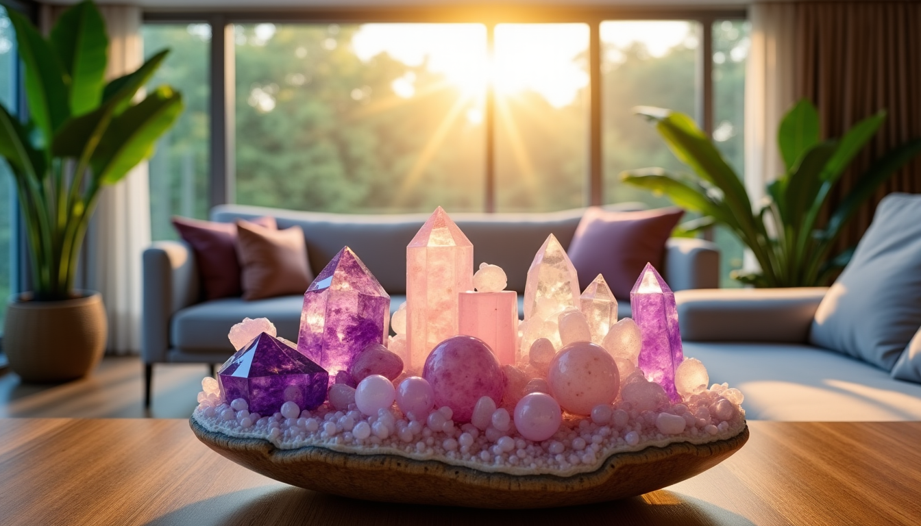 Cristaux et décoration : Allier esthétique et bonnes énergies dans votre intérieur