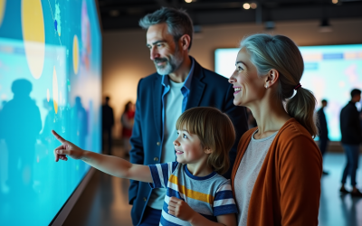 Écrans interactifs pour les musées : boostez l'engagement de vos visiteurs grâce à l'IA