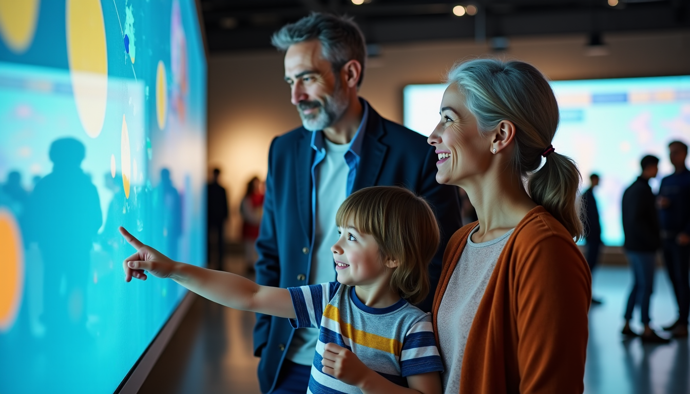 Écrans interactifs pour les musées : boostez l'engagement de vos visiteurs grâce à l'IA